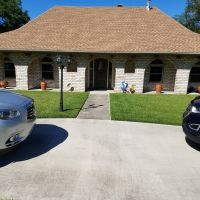 Brick Columns Replaced with 8x8 Cypress