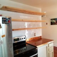 Floating Shelf & Tile Instillation