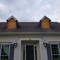 soffit and fascia / dormer repair / paint