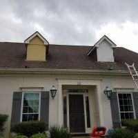 soffit and fascia / dormer repair / paint